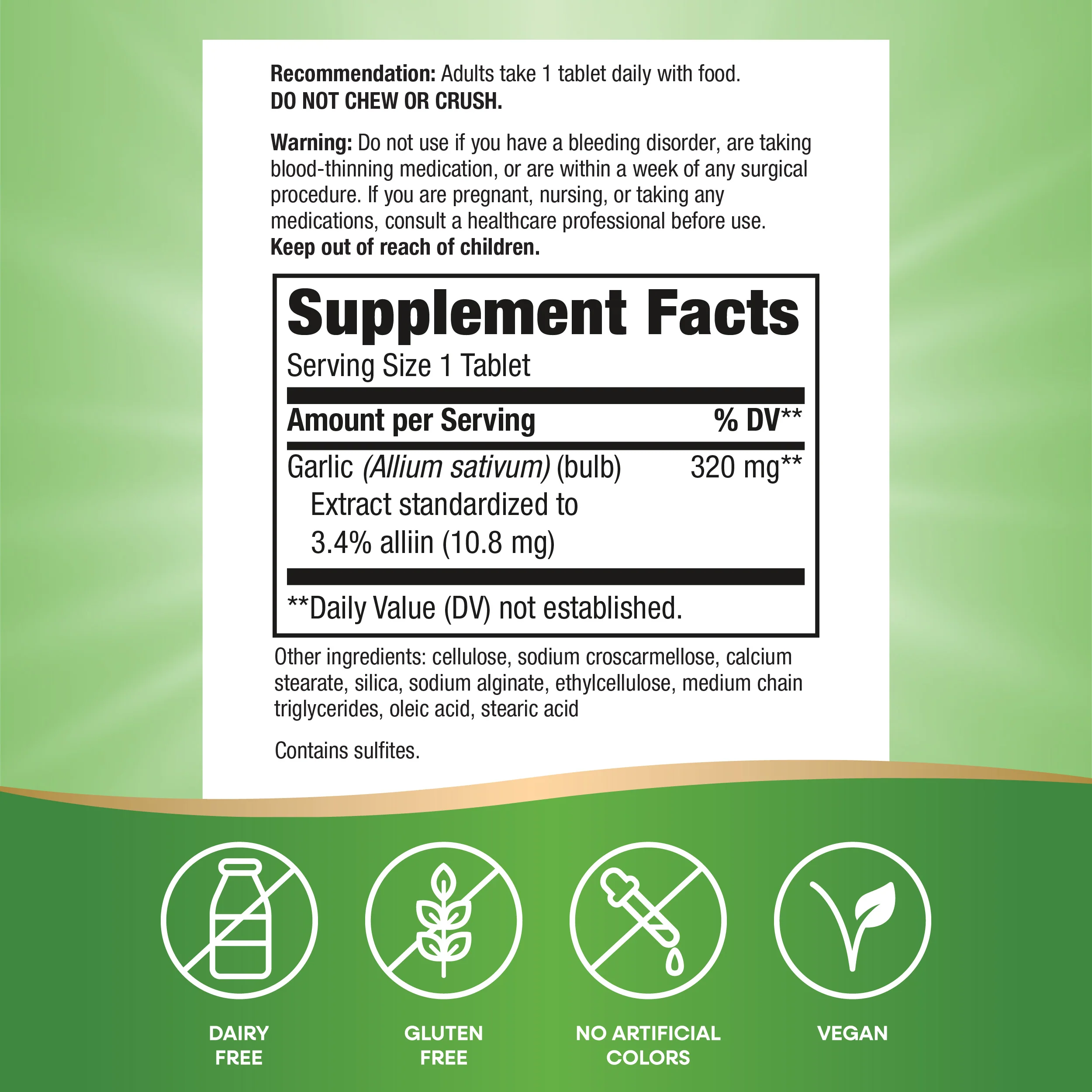 Garlinase® 5000mg Cholesterol Support - Image 2